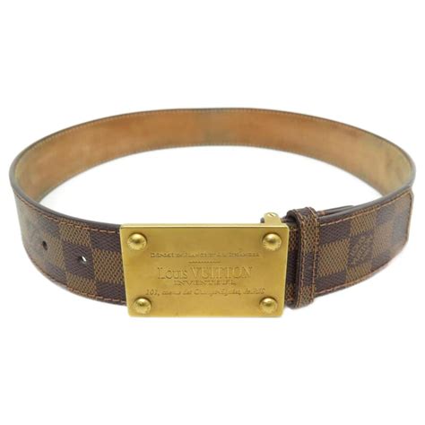 ceinture louis vuitton inventeur|real louis vuitton belt.